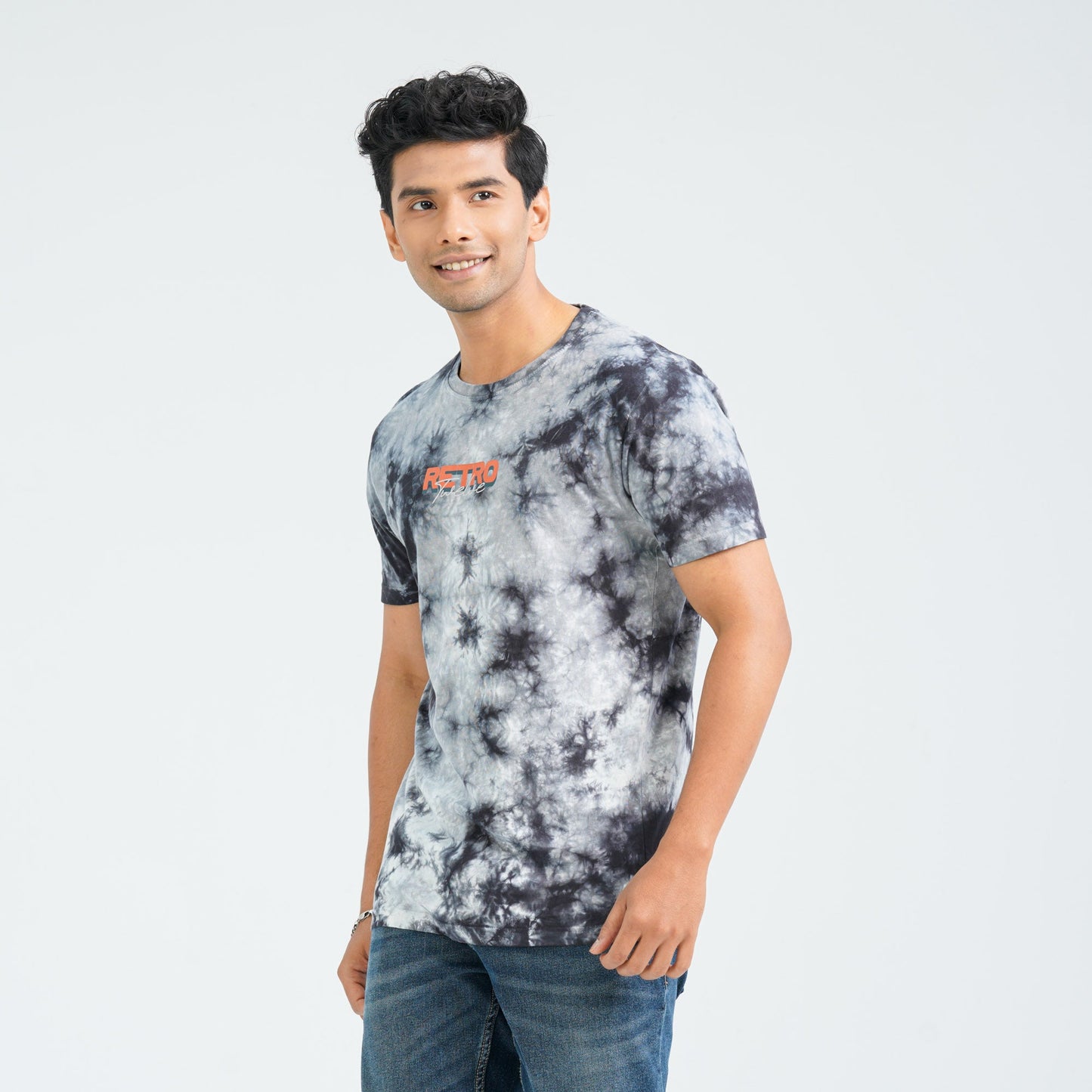 Men's Gray Cotton T-Shirt