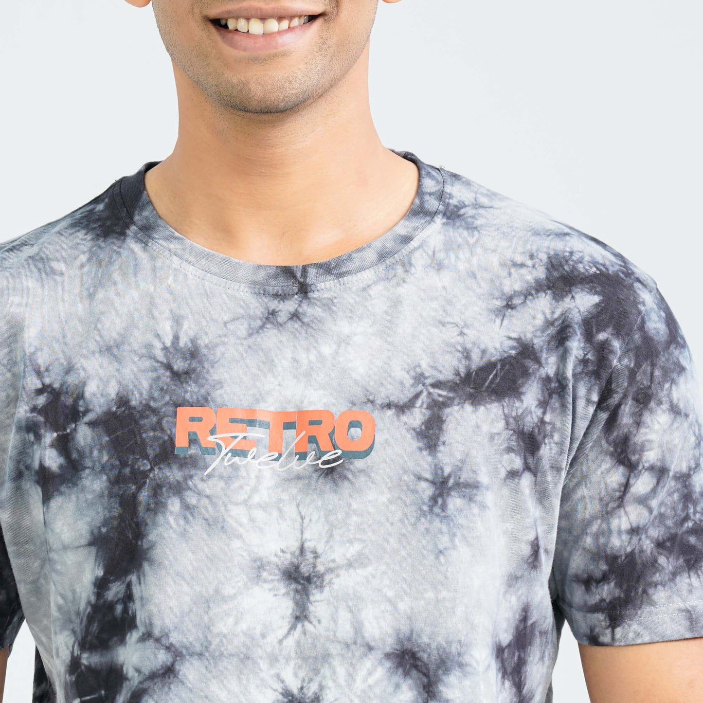 Men's Gray Cotton T-Shirt