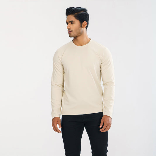 Mens Beige T-Shirt