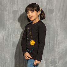 Load image into Gallery viewer, Girls L/S T-Shirt- Black
