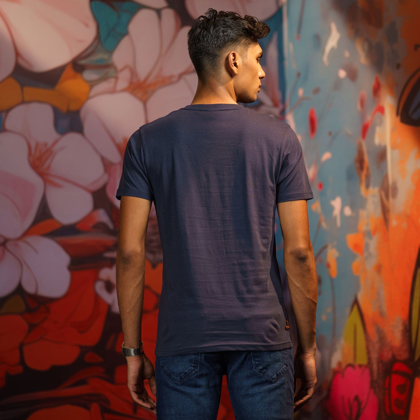 Mens Navy T-Shirt