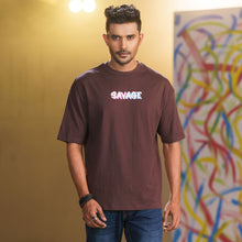 Load image into Gallery viewer, Men&#39;s Brown Oversize T-Shirt
