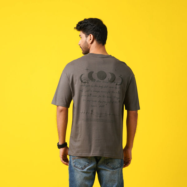 MENS T- SHIRT-GRAPHITE