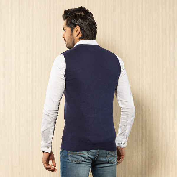 Mens Winter Vest- Navy