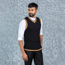 Load image into Gallery viewer, MENS VEST- BLACK
