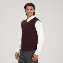 Load image into Gallery viewer, Men’s Maroon Sweater Vest
