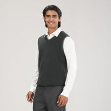 Load image into Gallery viewer, Men’s Olive Sweater Vest
