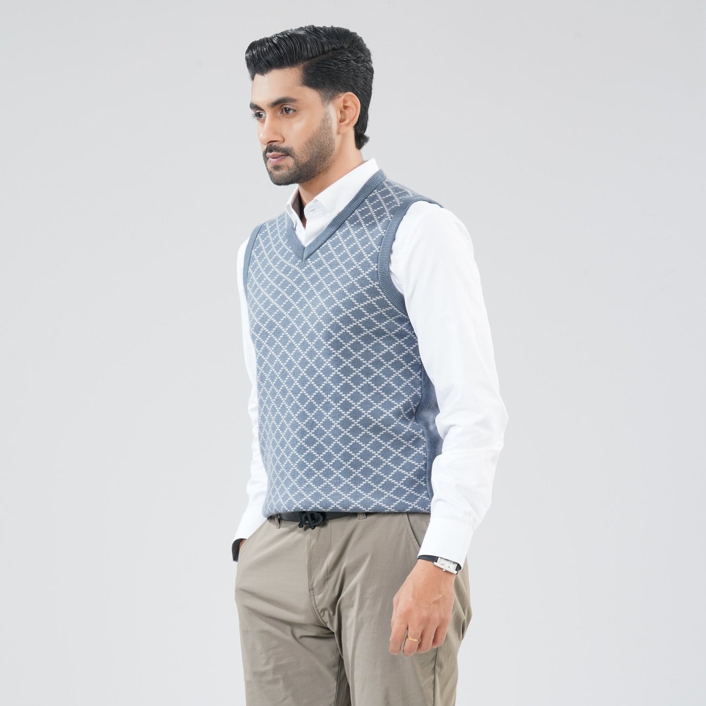 Men's Grey Sweater Vest