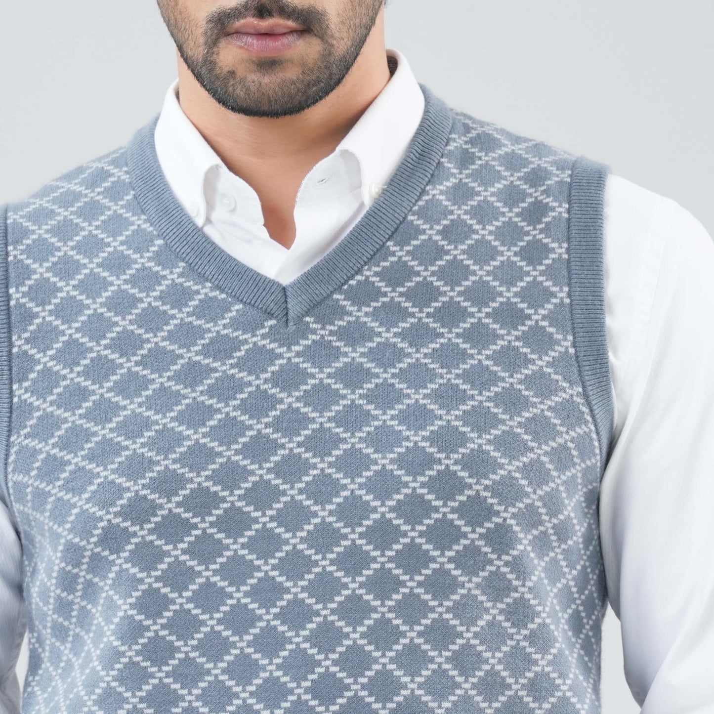 Men's Grey Sweater Vest