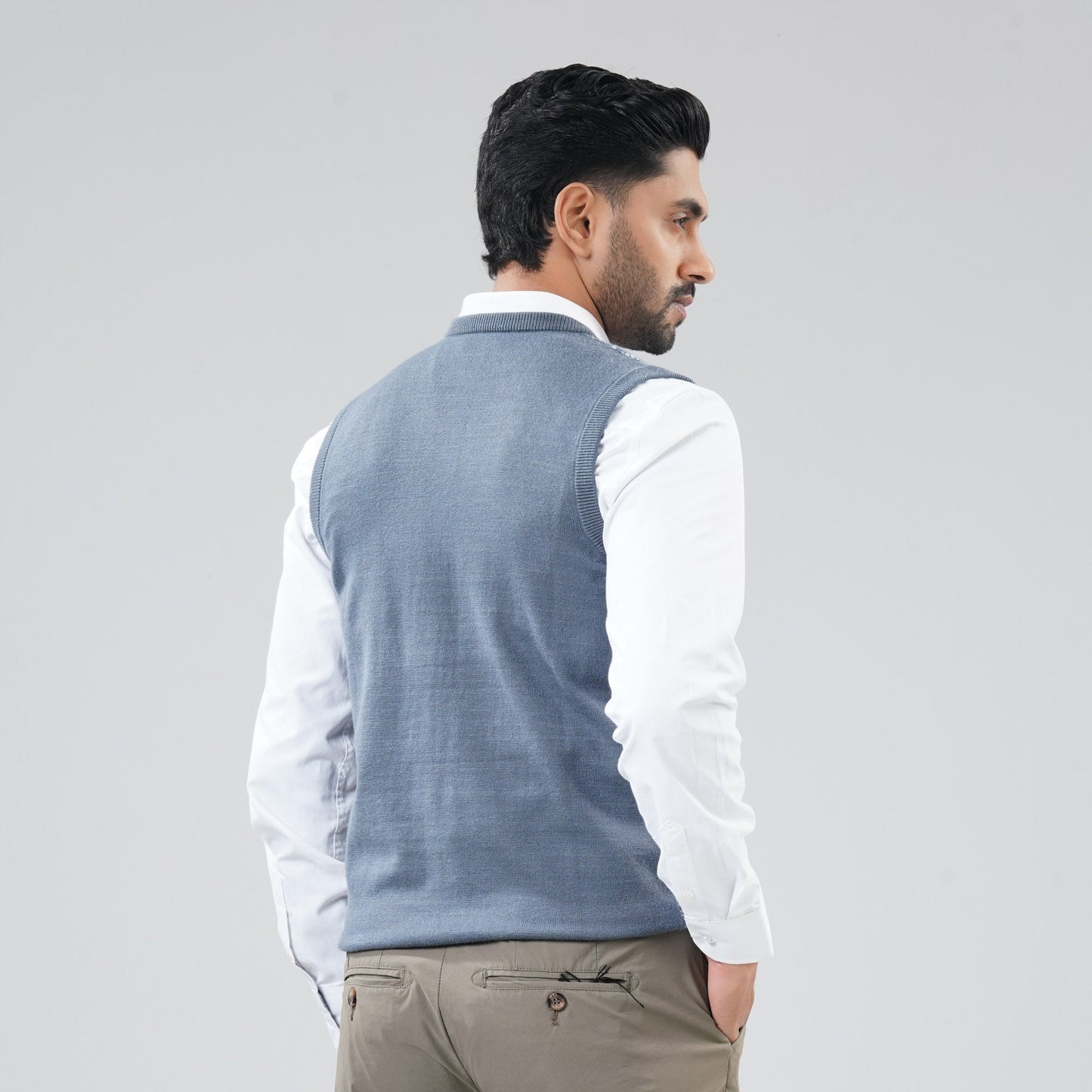 Men's Grey Sweater Vest