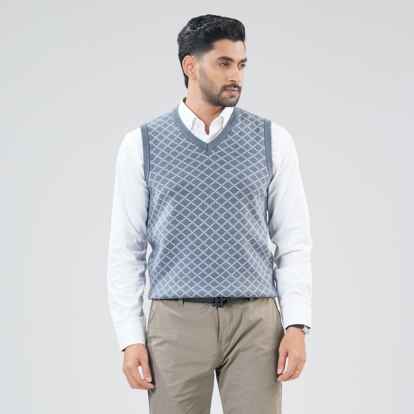 Men's Grey Sweater Vest