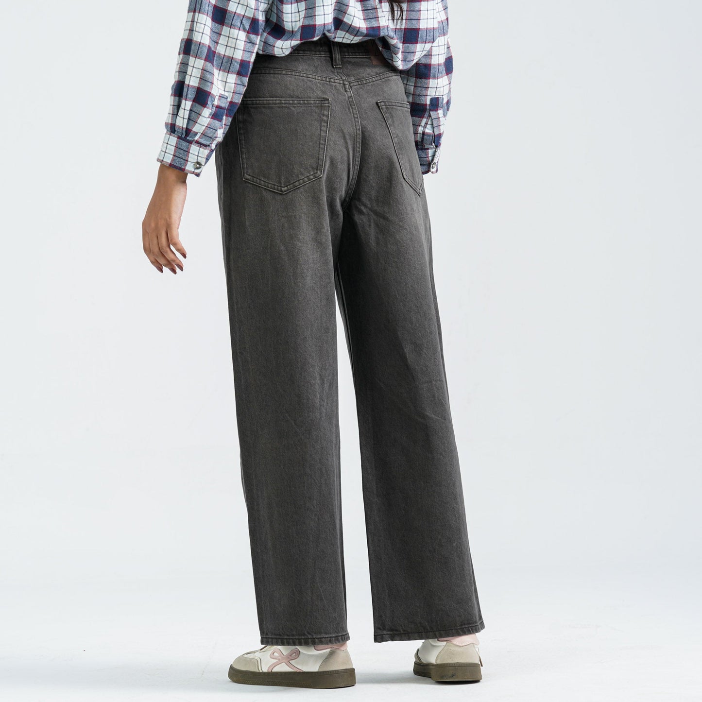 Womenâ€™s Dark Grey Denim Pant