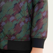 Load image into Gallery viewer, Boy&#39;s Olive Printed Bomber Jacket
