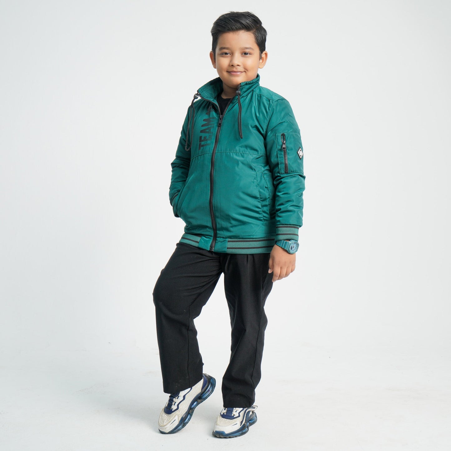 Boy's Green Bomber