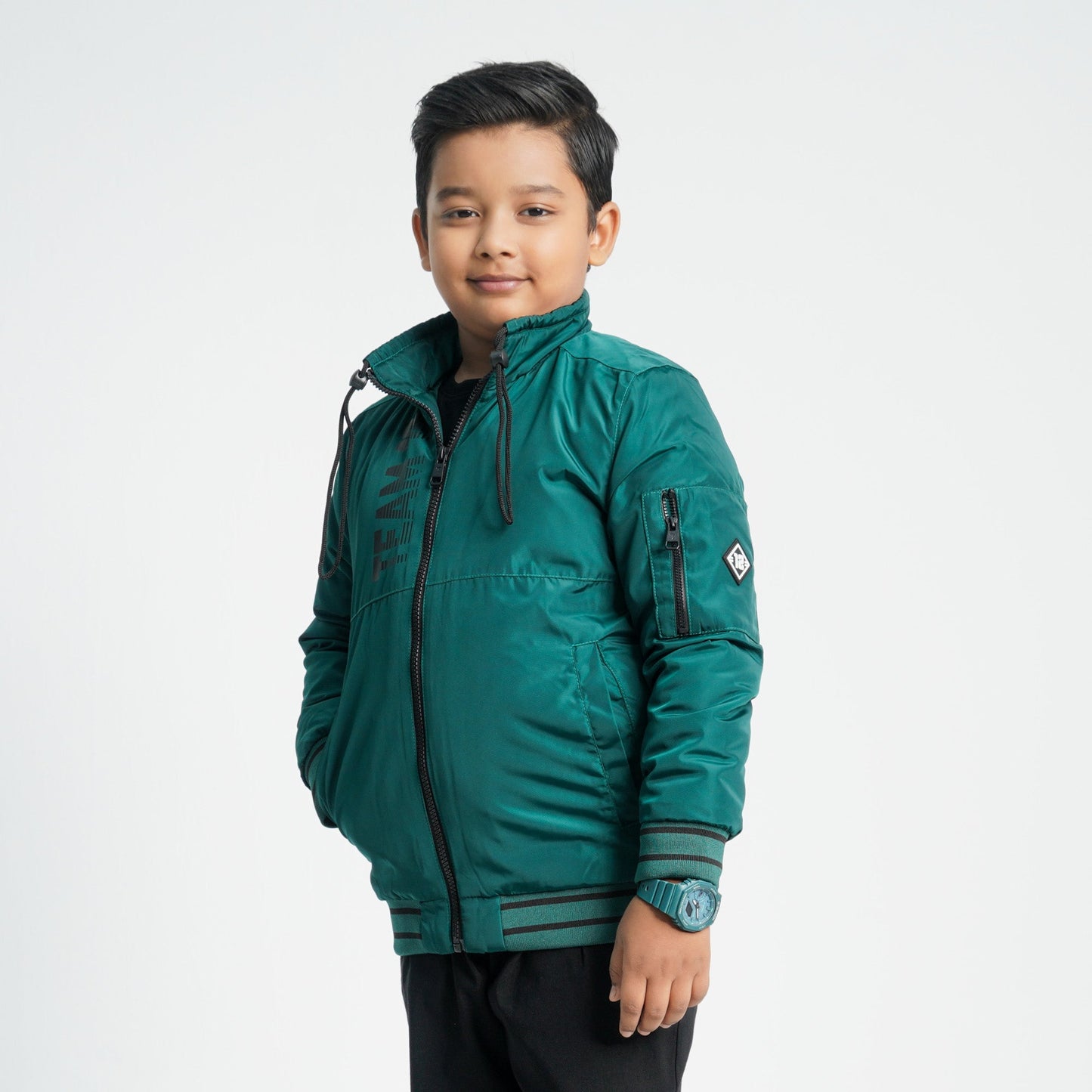 Boy's Green Bomber