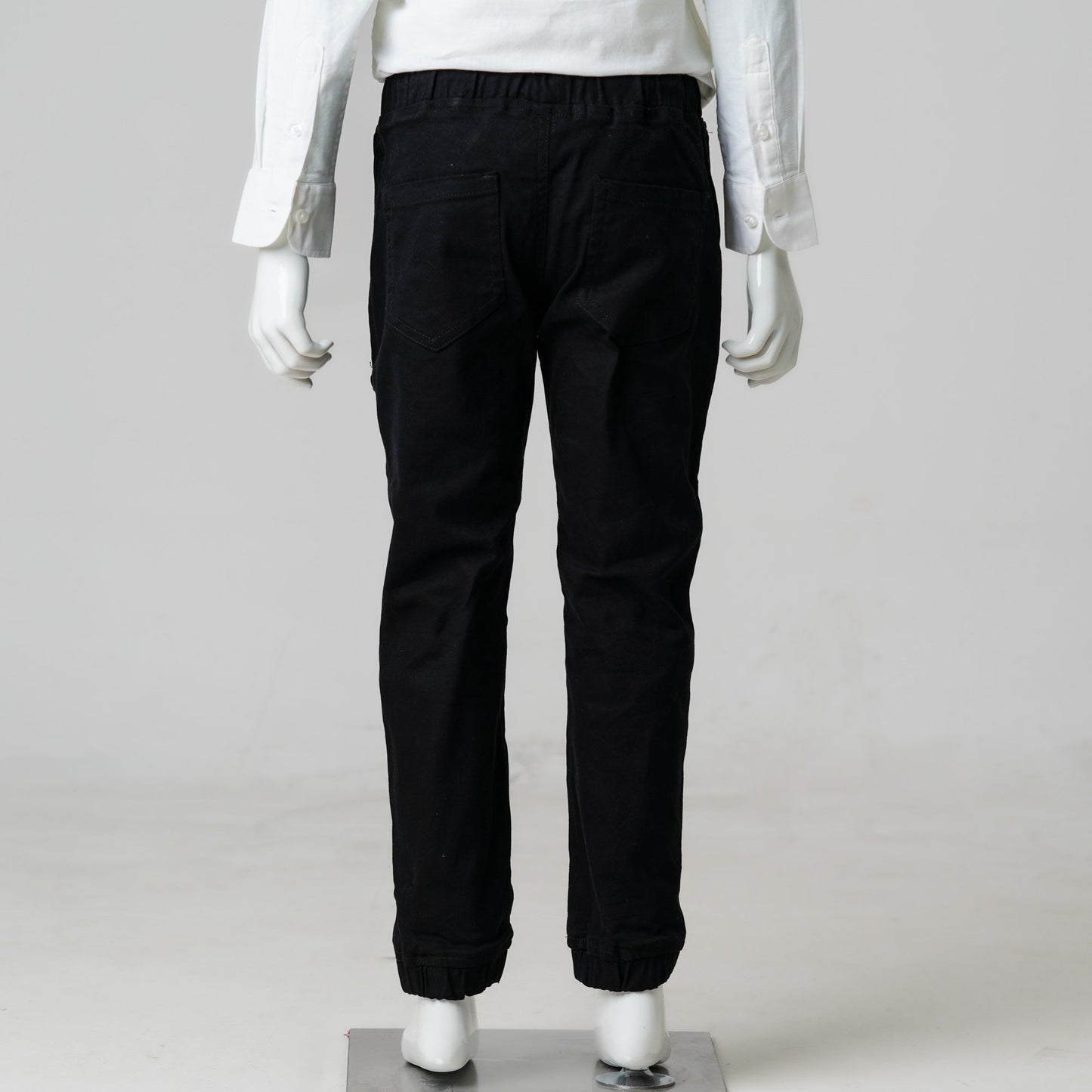 Boys Black Twill Pant
