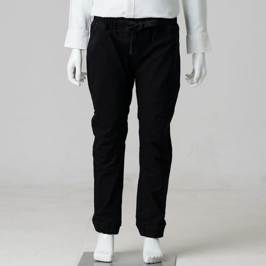 Boys Black Twill Pant
