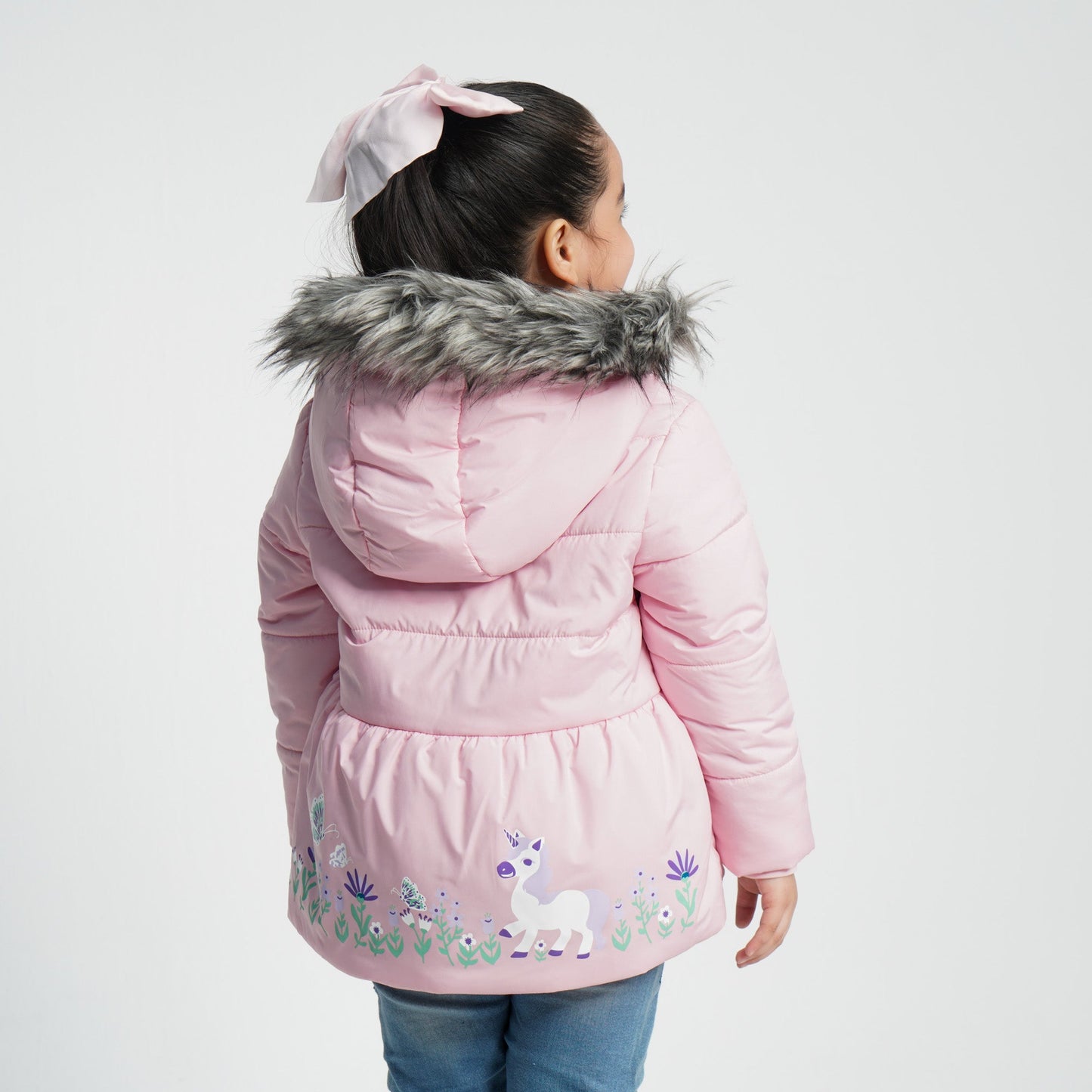 Baby Girl's Pink Quilted Jacket