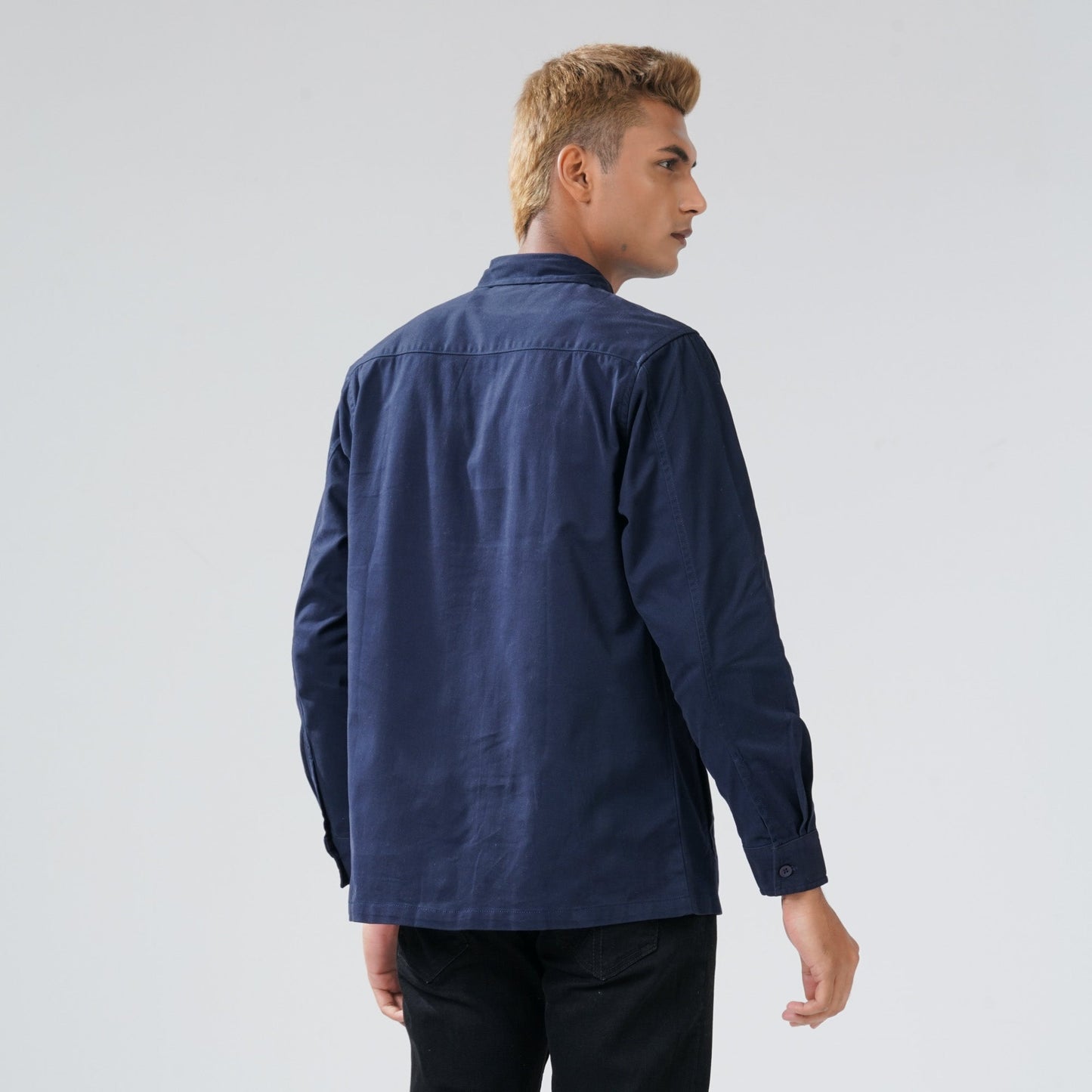 Men's Navy Shacket