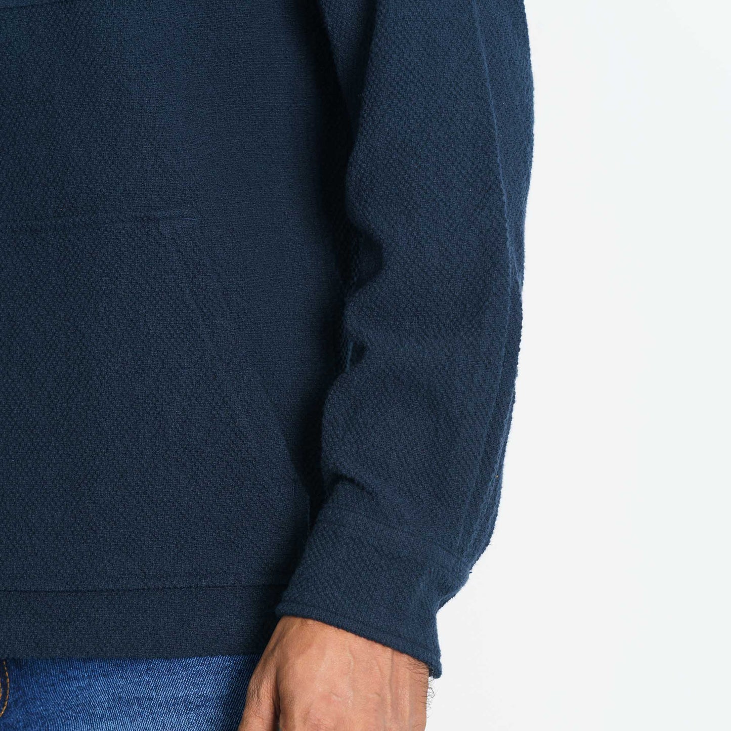 Mens Navy Shacket