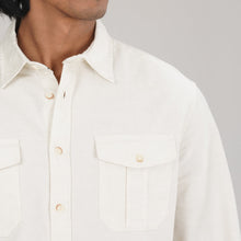 Load image into Gallery viewer, MENS LS SHIRT-OFF WHITE
