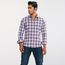 Load image into Gallery viewer, Men Red Check Shirt
