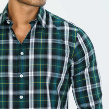 Load image into Gallery viewer, Men Green Check Shirt
