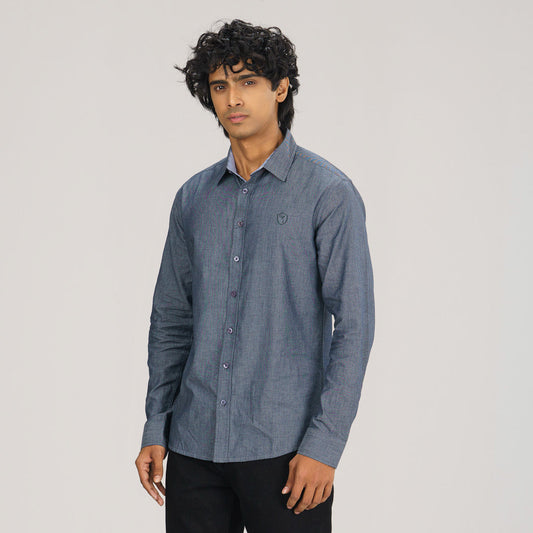Mens Grey L/S Shirt