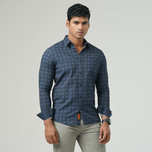 Mens Sky Blue Ls Shirt