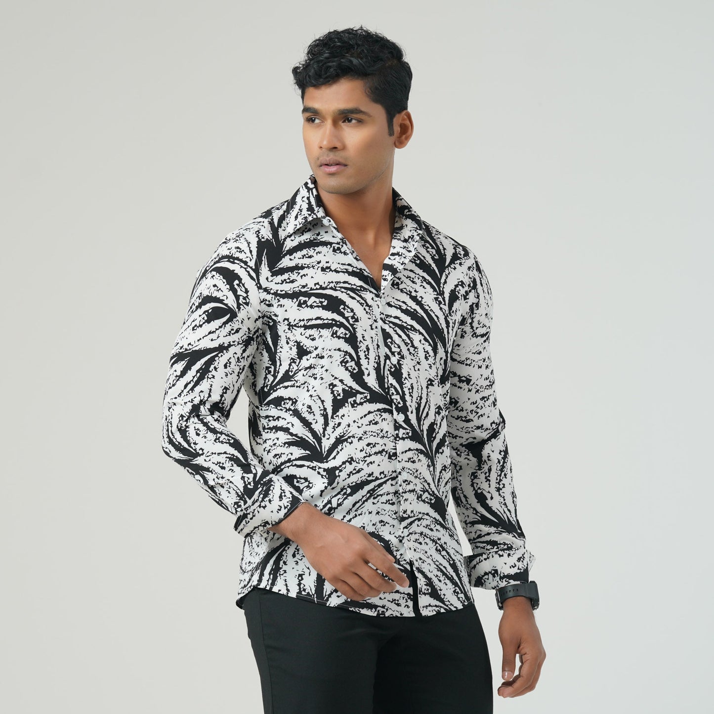 Mens White L/S Shirt