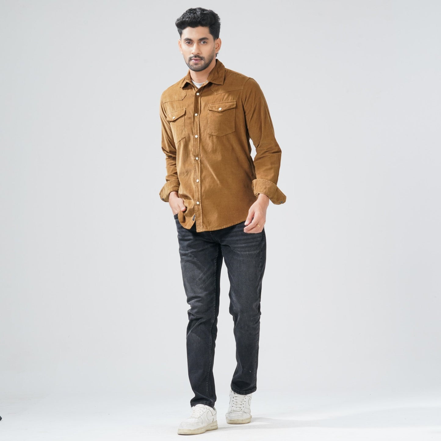 Mens Brown Shirt