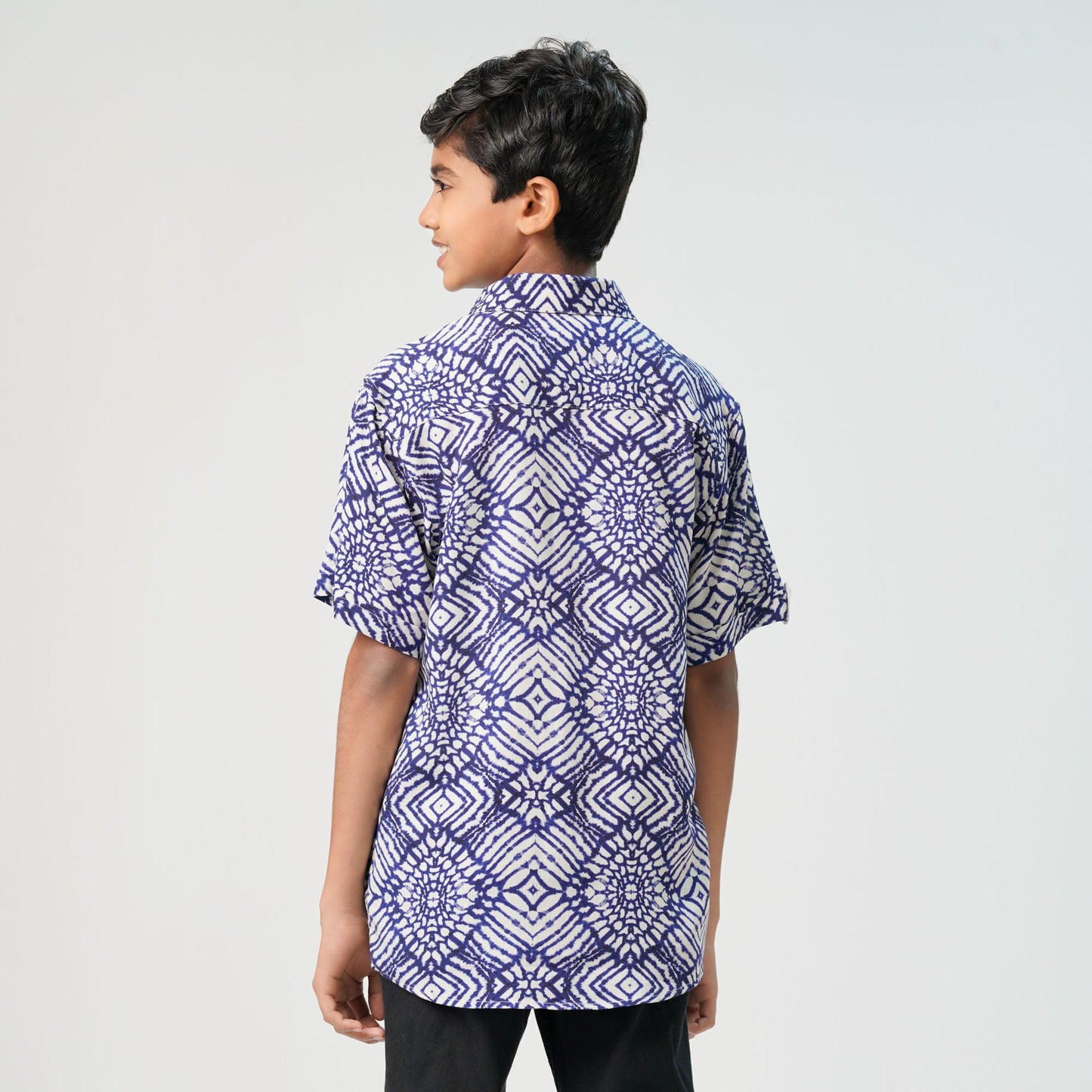 Boys Blue Short Sleeve Shirt
