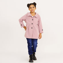 Load image into Gallery viewer, Baby Girl&#39;s Peach Pink Trench Coat
