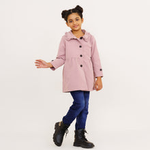 Load image into Gallery viewer, Baby Girl&#39;s Peach Pink Trench Coat
