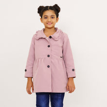 Load image into Gallery viewer, Baby Girl&#39;s Peach Pink Trench Coat
