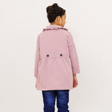 Load image into Gallery viewer, Baby Girl&#39;s Peach Pink Trench Coat
