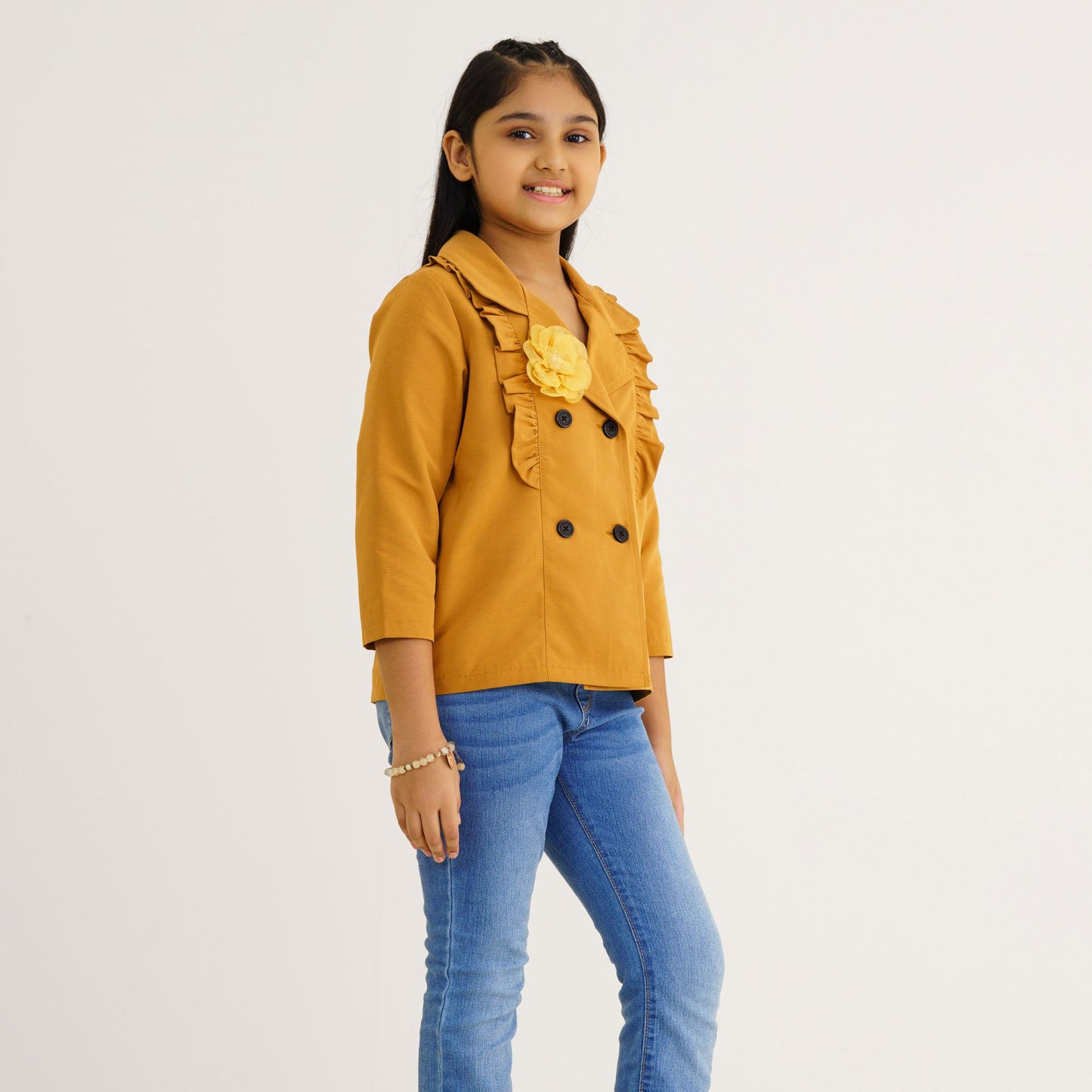 Baby Girl Brown Trench Coat