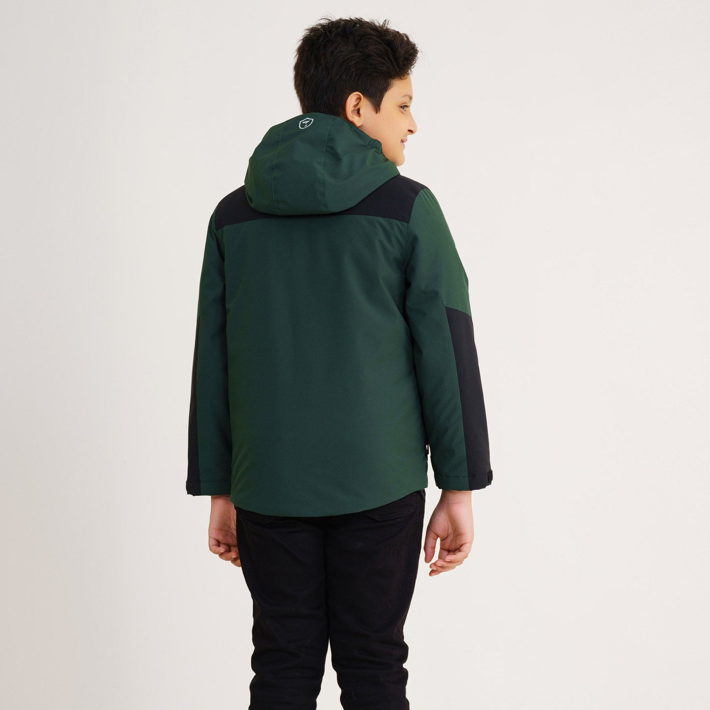 Boys' Olive Quilted Jacket