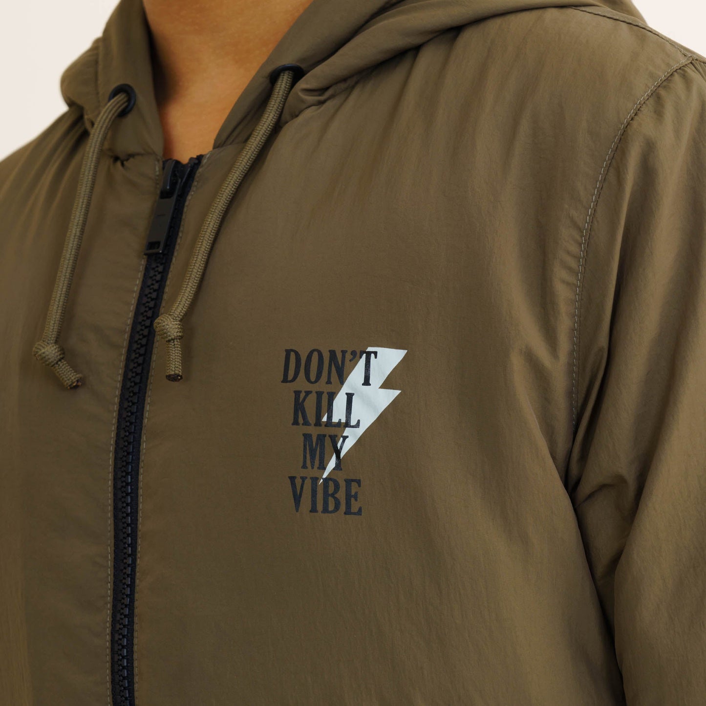 Girl Olive Windbreaker
