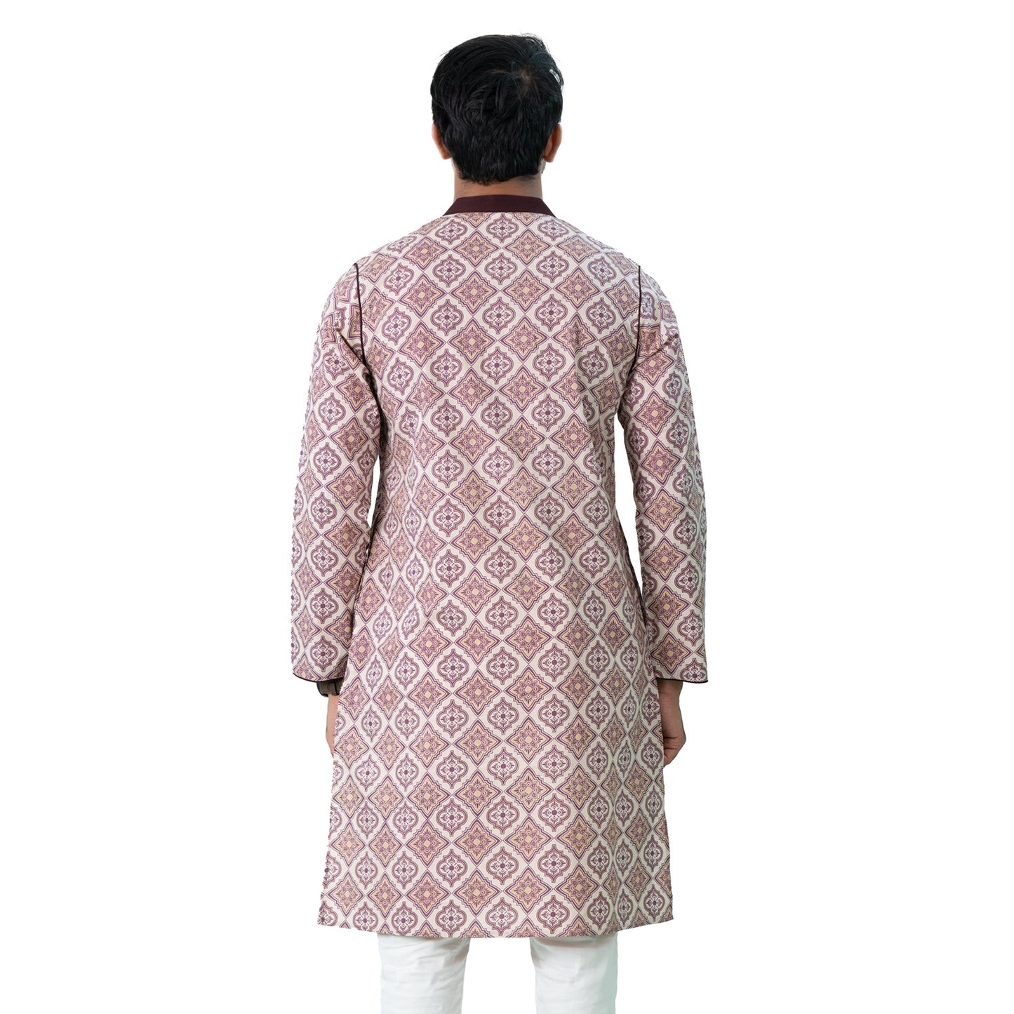 Mens Beige Panjabi