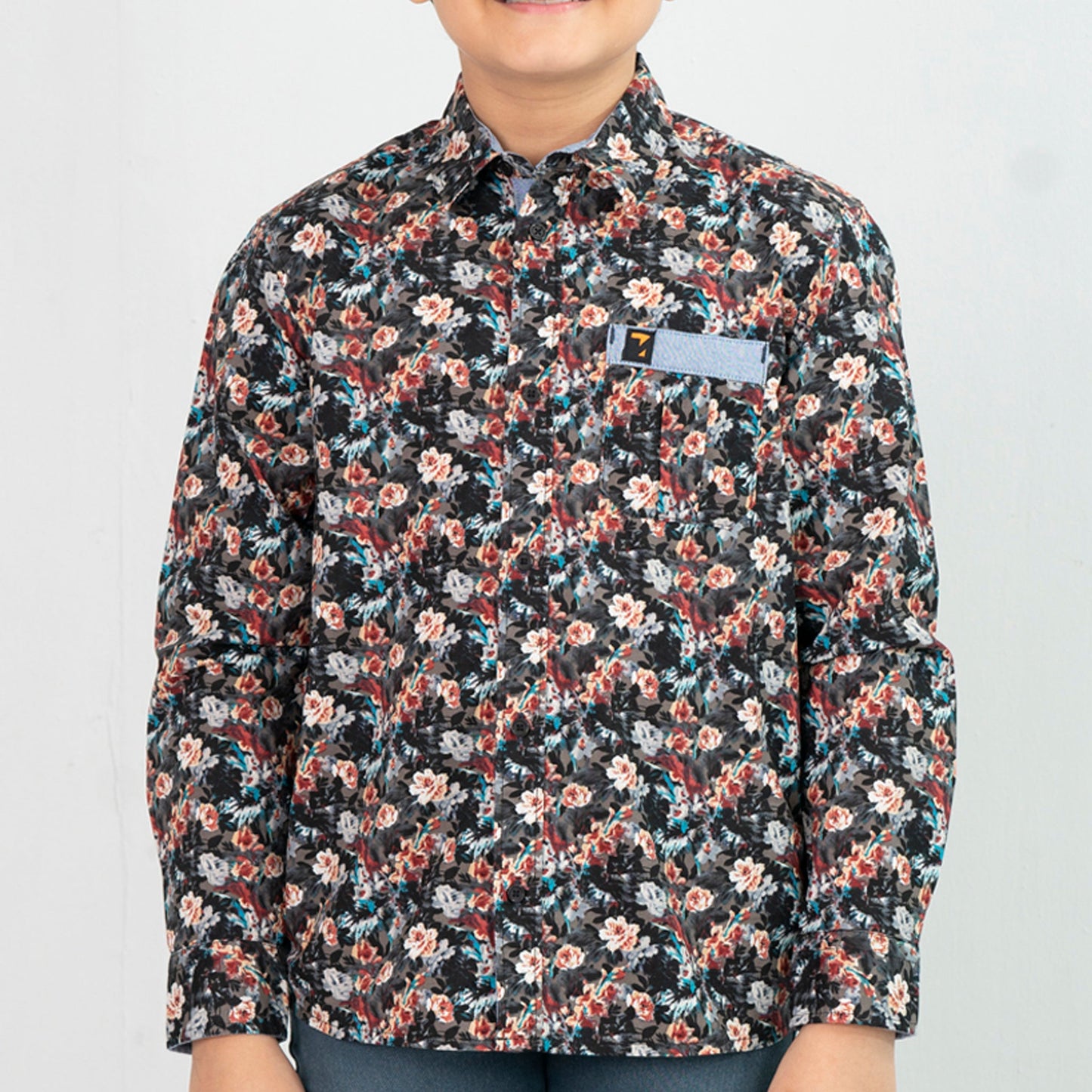 Boys Casual Shirt- Chocolate