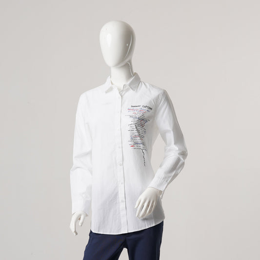 Womens White Casual Shirt