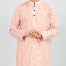 Load image into Gallery viewer, Boy&#39;s Coral Printed Panjabi
