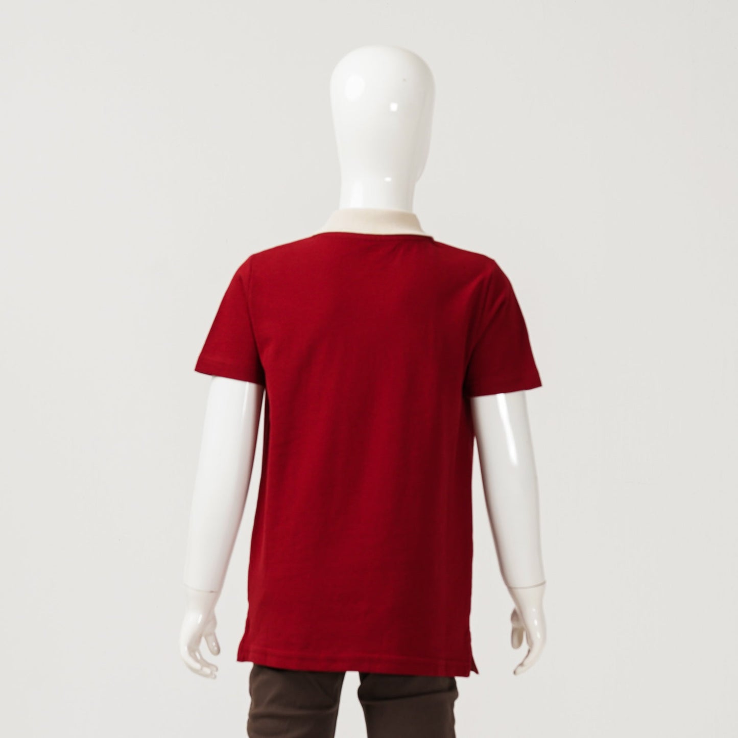 Boys Maroon Polo
