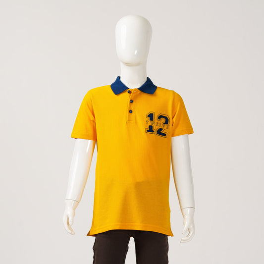 Boys Mustard Polo