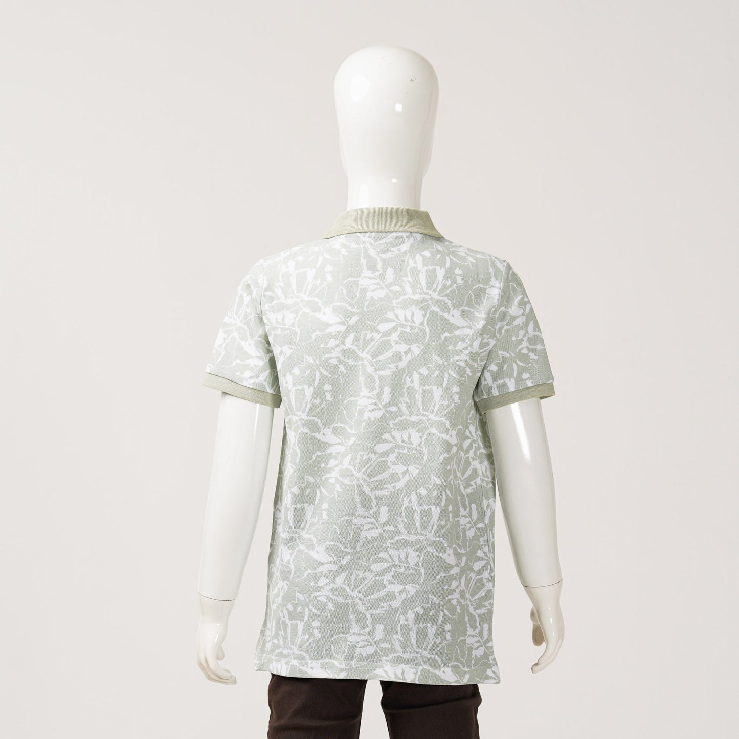 Boys Light Green Polo