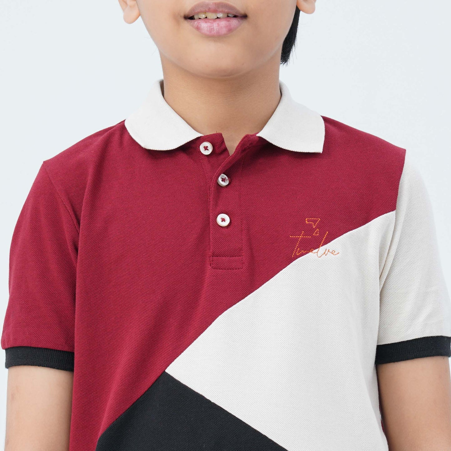 Boy's Multicolor Cotton Polo