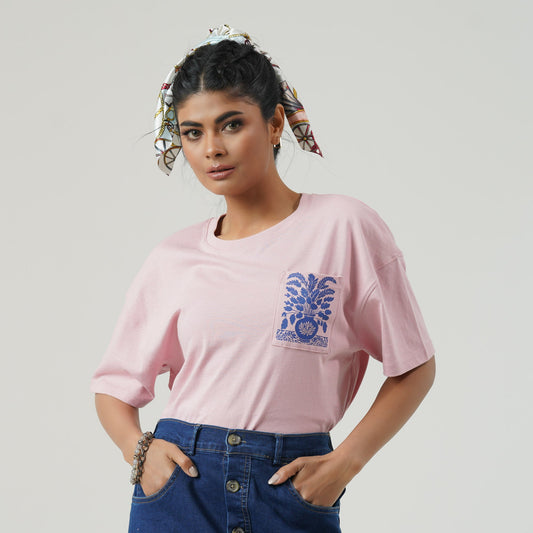 Womens Dusty Pink T-shirt