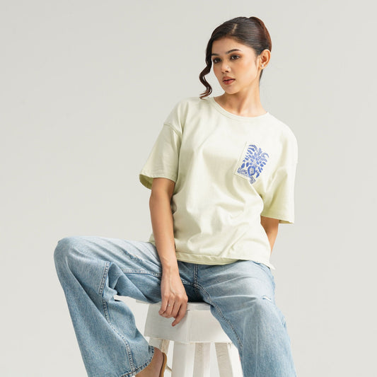 Womens Tint Green T-shirt