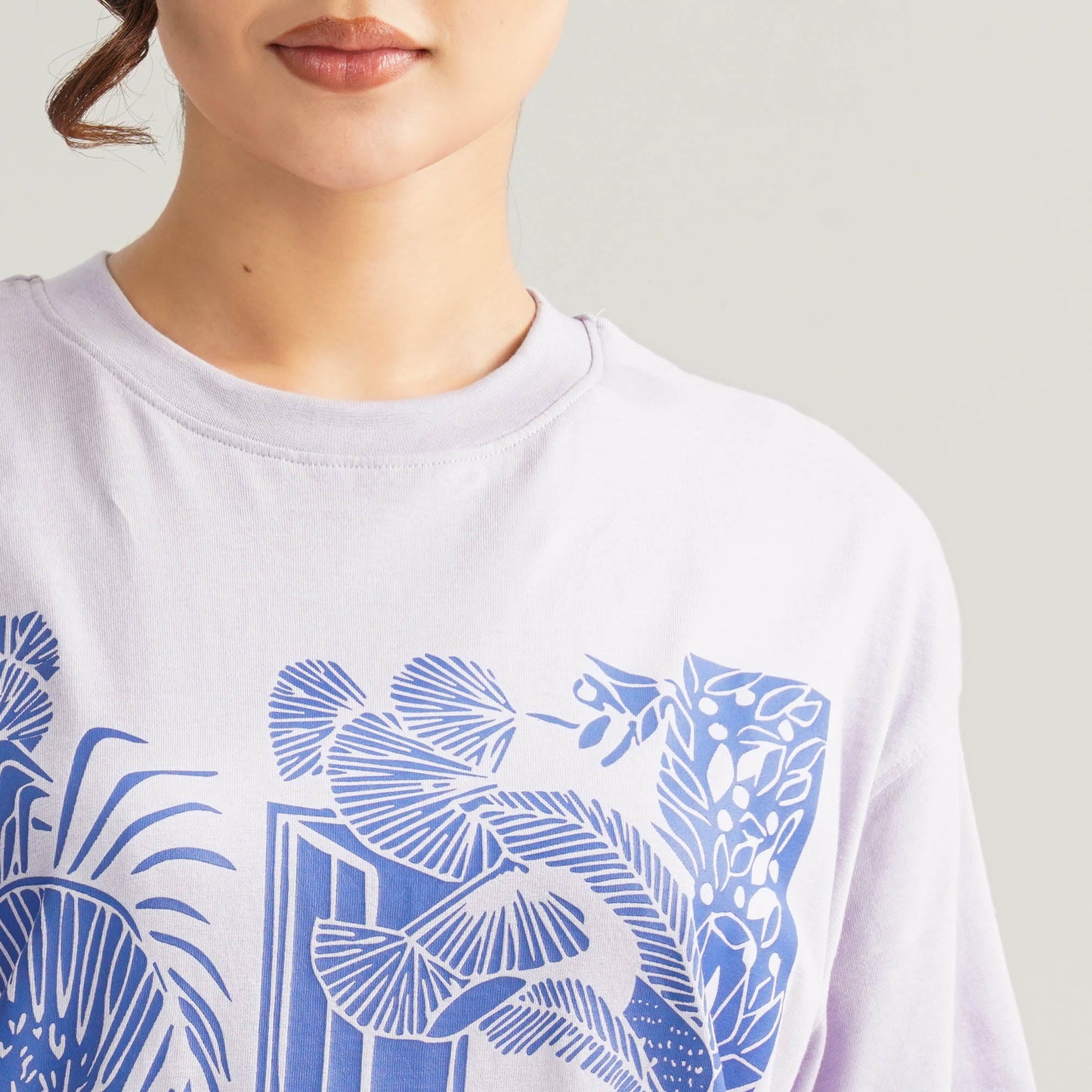 Womens Lavender Oversize T-Shirt